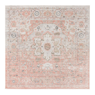 Tapis oriental rose Longwell