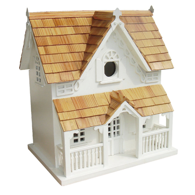 Classic Series Gingerbread Cottage 12 in x 11 in x 8 in Birdhouse
