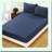 Navy Blue Cotton 600TC California Queen Size 3PC Fitted Sheet Set - Super Soft Bedding with Extra Deep Pocket - Pillowcase Included