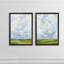 «Lucid Skies III» par Vincent Van Gogh - ensemble de 2 reproductions d'art encadrées-1395463186-1395463197-1395489739