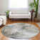 Machine Washable Indoor/Outdoor Cinead ACN1671 Ivory Rug