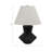 Latitude Run® Chic Ribbed Totem Table Lamp, Ceramic, 23-Inch