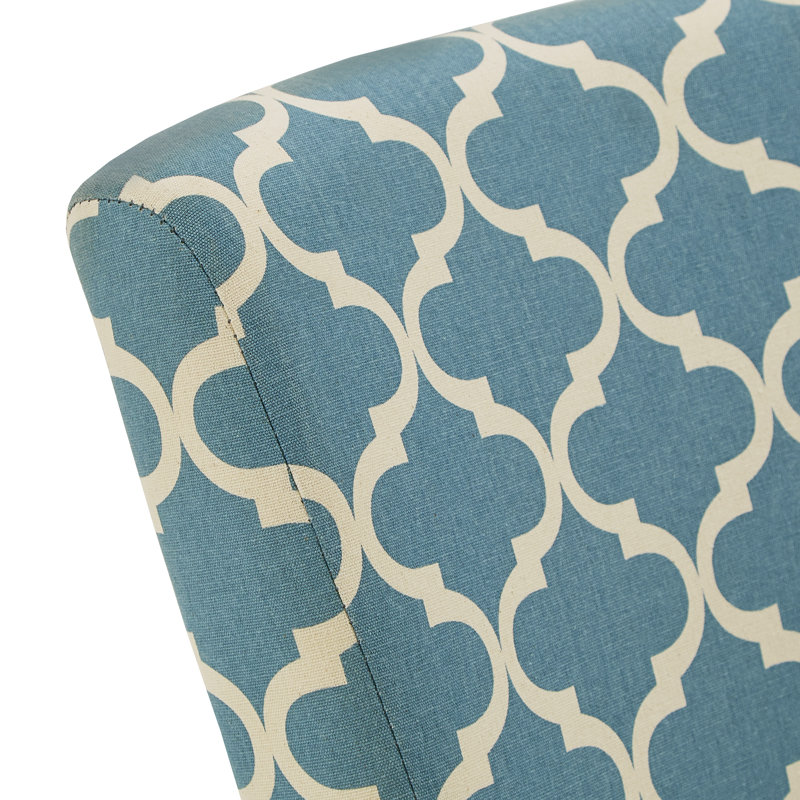 Lancaster 20.5'' H Fabric Upholstered Parsons Chair, Heritage Blue