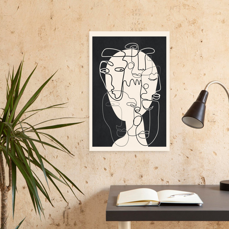 Art contemporain contemporain abstrait, H 24 po x l 16 po