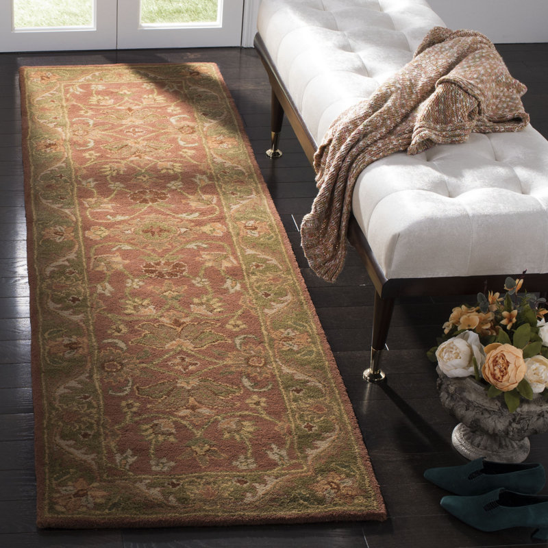 Santoyo Hand Tufted Wool Oriental Rug, Runner 2'3" x 10'