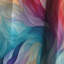 Aquarelle colorée en mouvement - Rideau abstrait - Rideau géométrique occultant - 1 panneaux-107536558