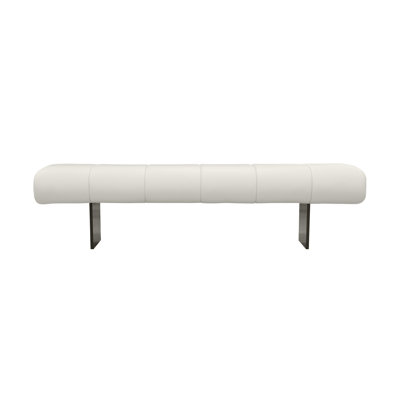 Faux Leather Upholstered Bench