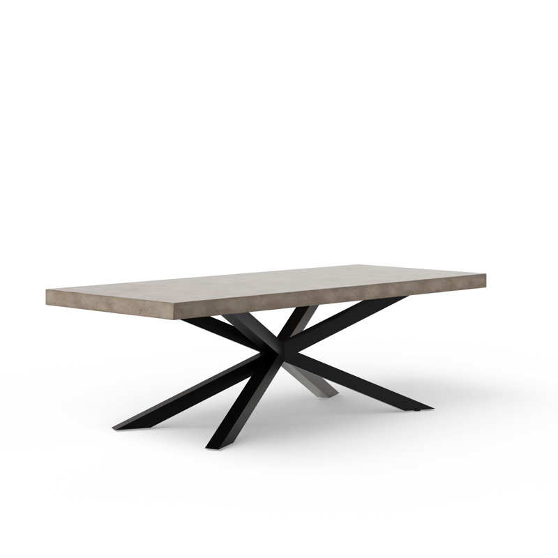 Metal Base Dining Table