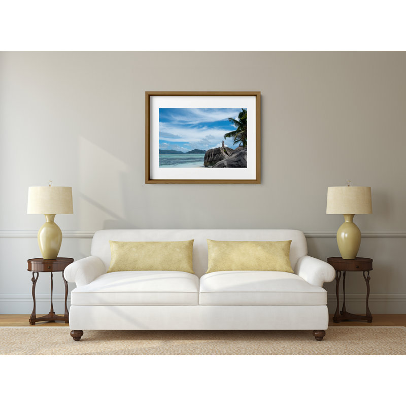 Rock Stars Print by Joseph Regan, 22" H x 26" W x 0.75" D, Walnut