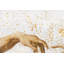 Hand -painted acrylic painting of an image of God