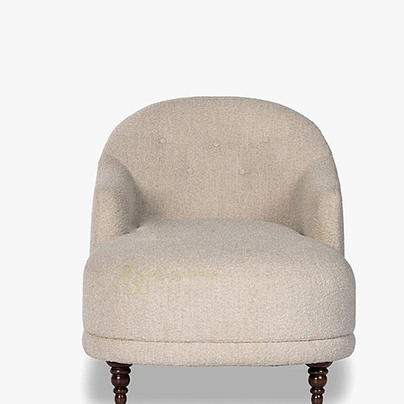 Chaise moderne en pin de haute qualité, Blanc cassé / blanc