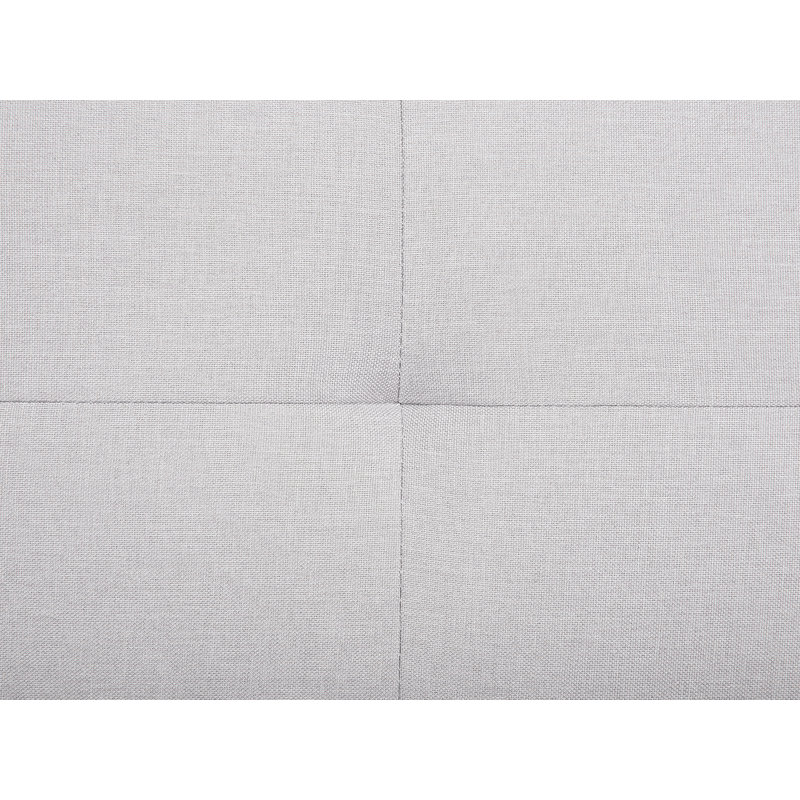 Seren Upholstered Chaise Lounge, Light Grey