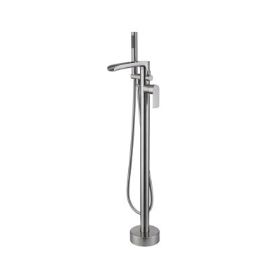 Freestanding Brass Tub Filler with Hand Shower