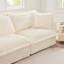 Canapé 3 places en velours côtelé avec repose-pieds, canapé-lit et cinéma maison Living Room-1242074004