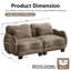 Canapé 70,8 po en chenille-130488967-130488971