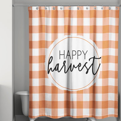 Rideau de douche simple happy harvest Moffatt