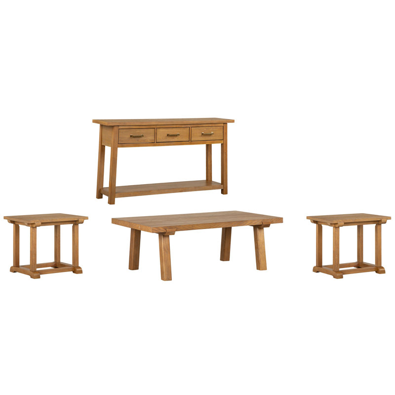 Bernstein Rectangular Cocktail Table With 2 Rectangular End Table And Sofa Table