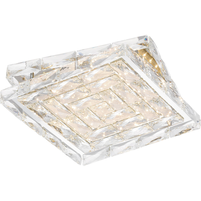 Kohlby Glass LED Flush Mount