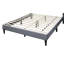 Élégant lit en tissu d'ameublement moderne en velours pour lit grand format avec tête de lit 1pc-766675096