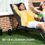 Comfy Patio Chairs, Low Seating Design, For Relaxing Outdoor Moments Beachside Lounge 2 Piece , With Wheels, Black Fabric