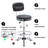 Aryaa Backed Adjustable Height Ergonomic Lab Stool with Footrest and Removable Casters/Wheels-773306911