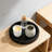 Decorative Tray For Coffee Table, Round Wooden Centerpiece Tray For Home Decor, Organizer For Candle, Perfume, Vanity, Kitchen Counter And Tabletop Display-2051752987-2051752989