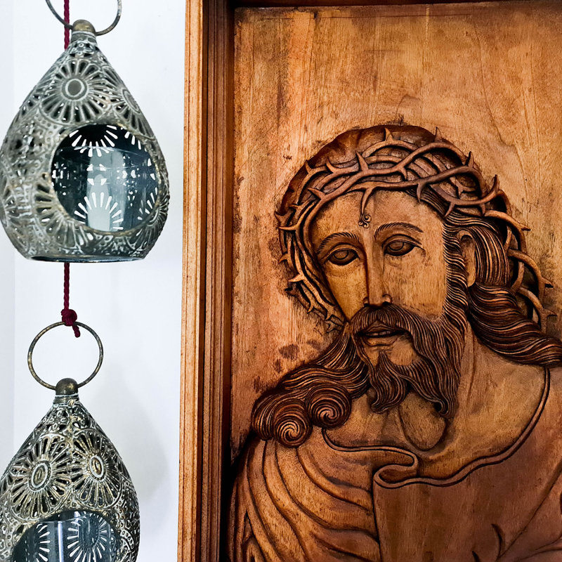 Handmade Traditional Religious & Spiritual Wall Decor on Solid Wood