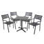 Treviso Square Acacia Solid Wood Outdoor Bistro Table - 70 cm W 70 cm D