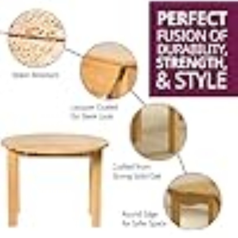 4 - Person Drop Leaf Solid Oak Dining Set