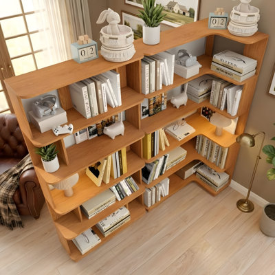 L-Shaped Modular Bookcase (35-inch + 31-inch)