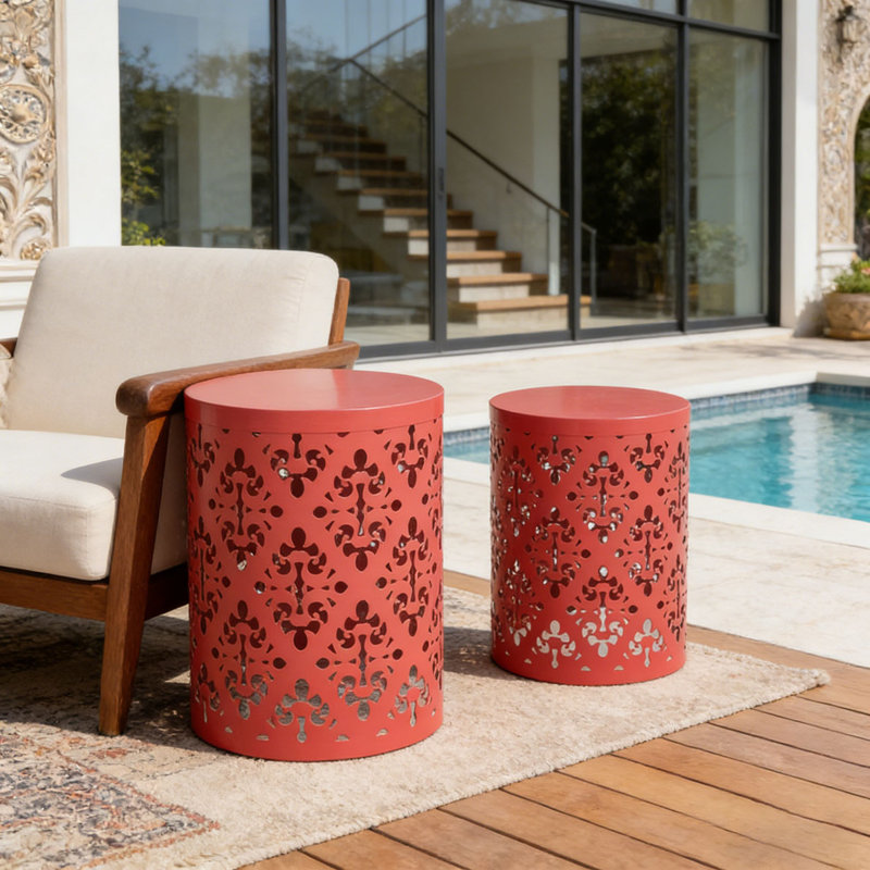Table d'appoint d'extérieur, Corail, 2