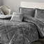 Ensemble d'édredon en velours simple / simple TG avec coussin décoratif-135455896