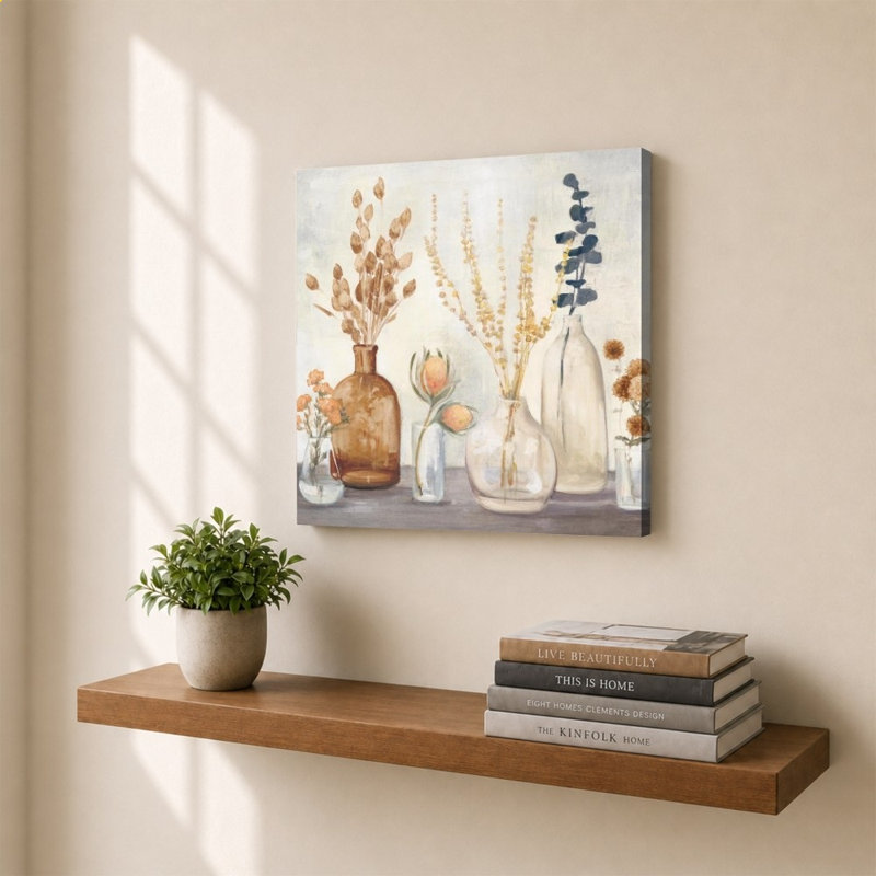 «Autumn Greenhouse I Amber» par Julia Purinton - Impression sur toile, 30" H x 30" W, Does Not Apply