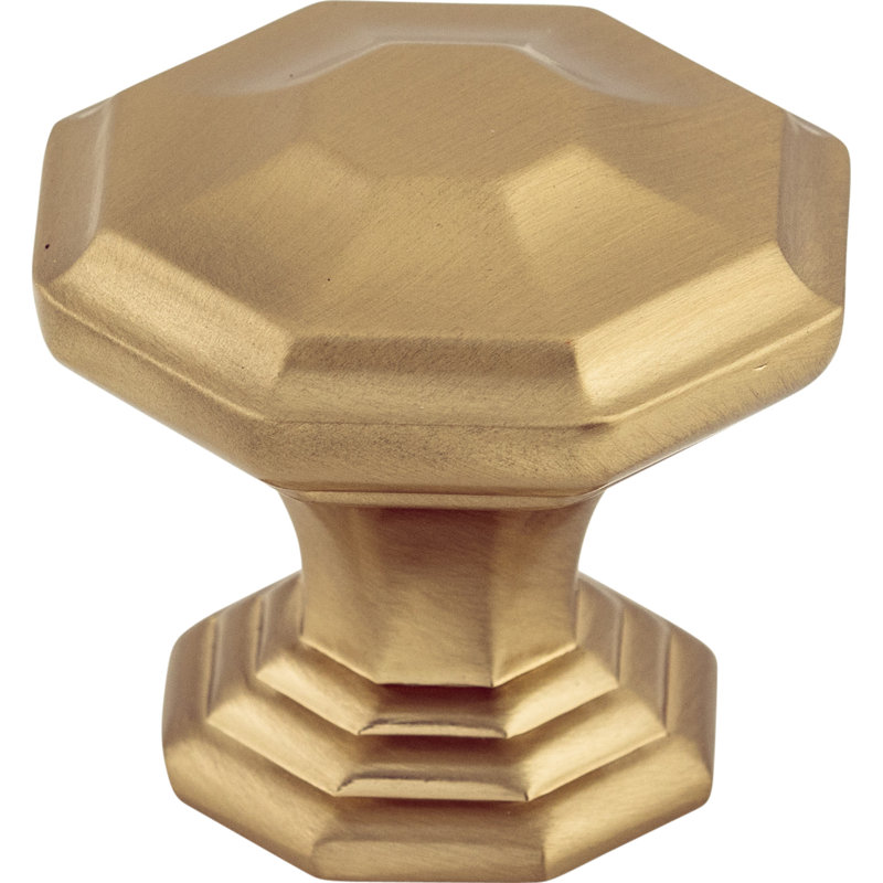 Chalet 1 1/2" Diameter Round Knob, 1 1/2" Knob Diameter, Honey Bronze