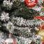 Arbre de Noël artificiel mince enneigé 9 pi avec 1014 pointes