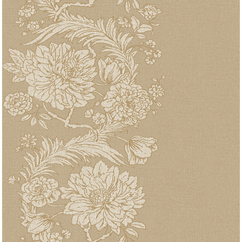 Papier peint Gisela, Vert