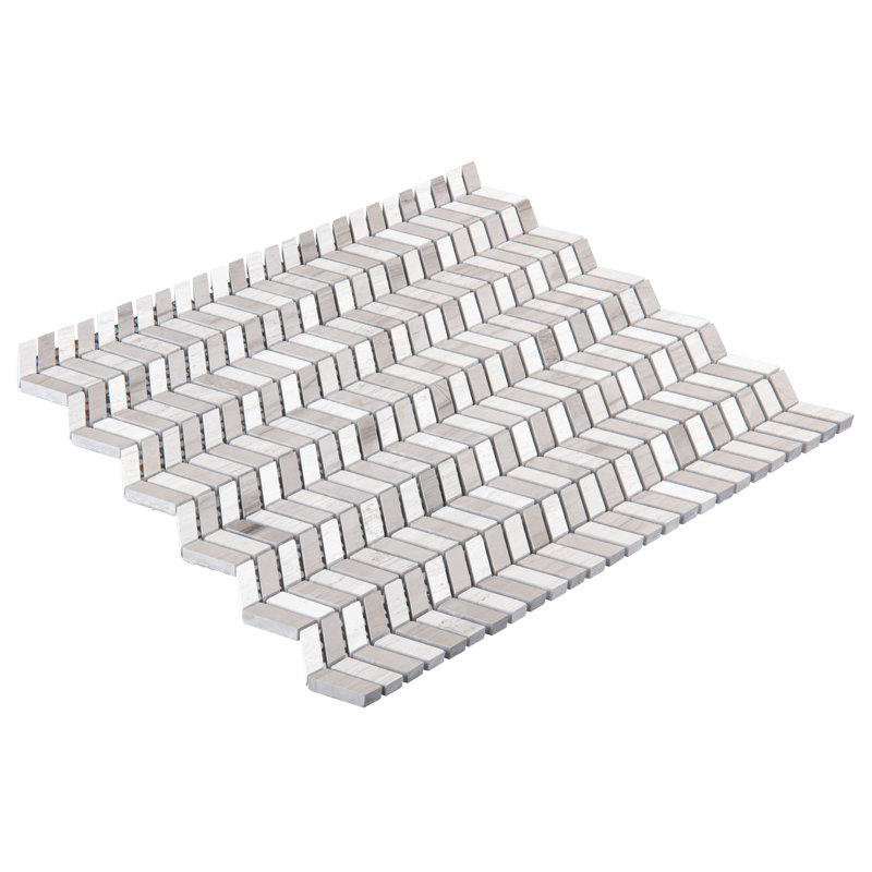 Rhythm 1" x 1" Natural Stone Mosaic Wall & Floor Tile, Disco