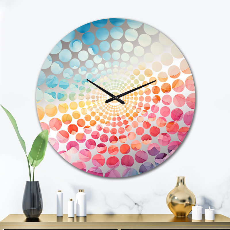 Horloge murale Aurora Borealis, Très grand