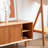 Modern Wood Entryway Long Storage Bench