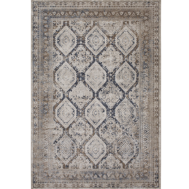 Lyka Geometric Indoor Rug, Rectangle 5'3" x 7'3"