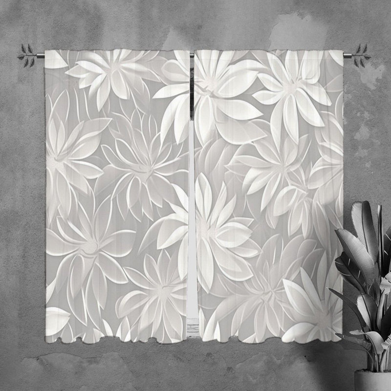 Raylie Room Darkening Curtain Pair, 40'' W x 82'' L