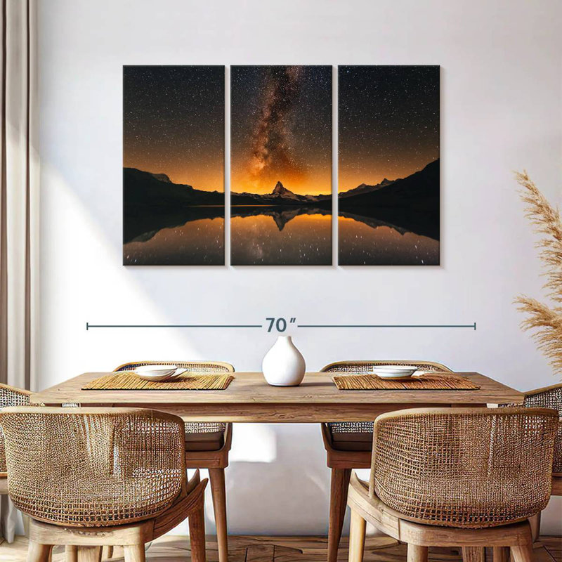 Oberle Milky Way At Lake Stellisee, 36" H x 57" W
