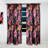 Tropical Curtain Panel, Pink Floral Blackout Decor - Pattern of Tropical Pink Flowers-1819644778