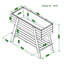 Cardea Wood Raised Bed