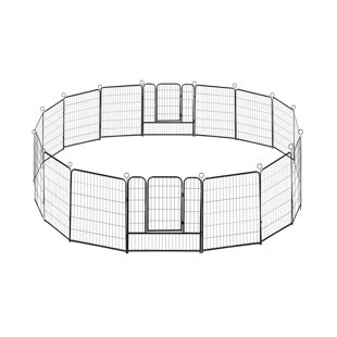 16 Panel Heavy Duty Metal Dog or Pet Pen Kennel