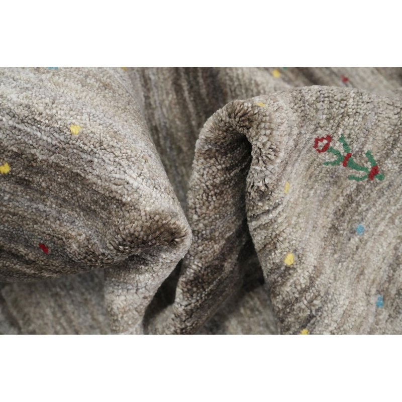 Tapis tribal de style oriental Gabbeh 9 x 12