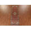 Tapis de couloir traditionnel rouge géométrique 3 x 10