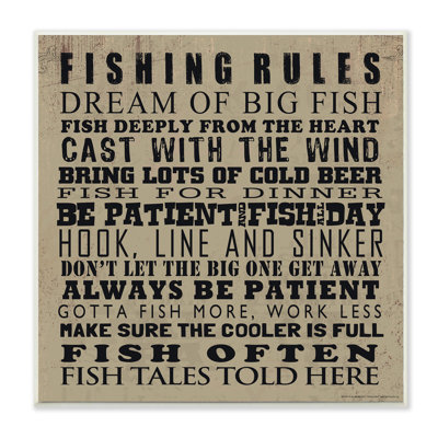« pêche rules », art textuel