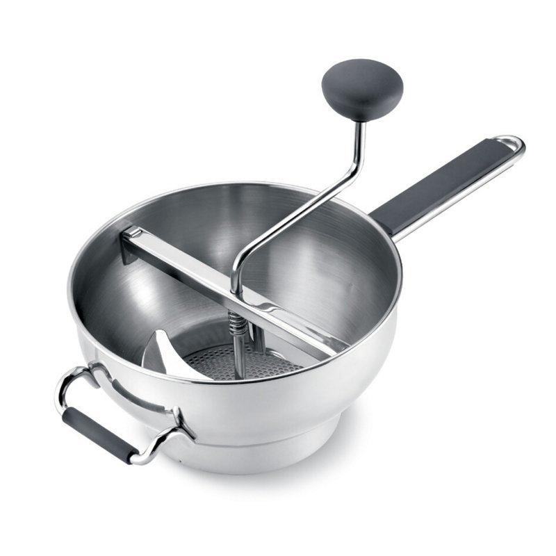 Food Mill Stainless Steel with 3 Disks