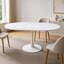 Table de salle à manger extensible moderne et moderne, conception peu encombrante-549407246
